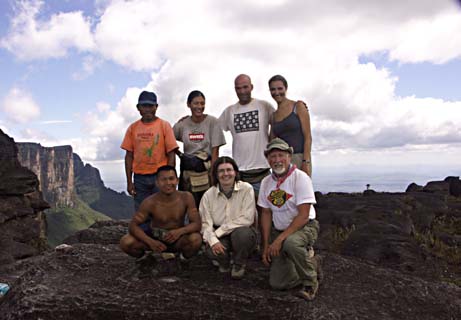 the
group I hiked with to roraima